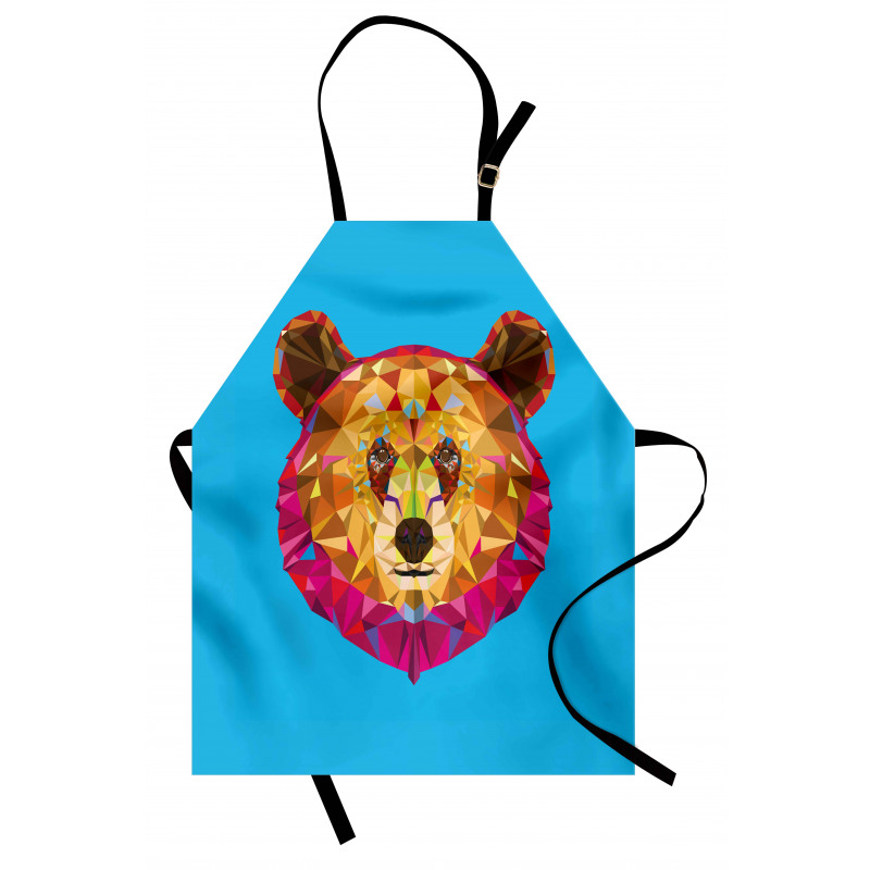 Geometric Head Poly Effect Apron