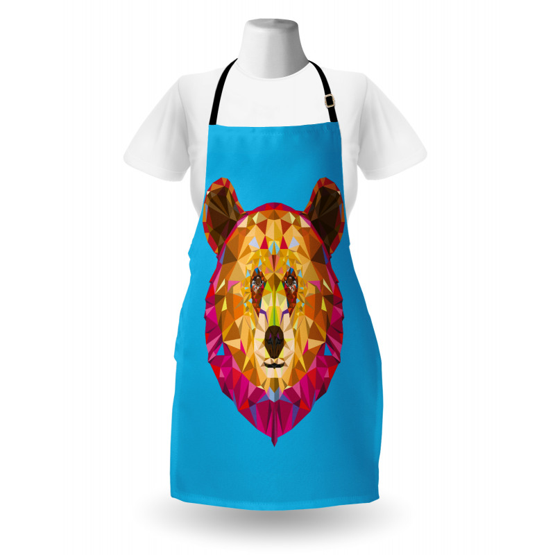 Geometric Head Poly Effect Apron