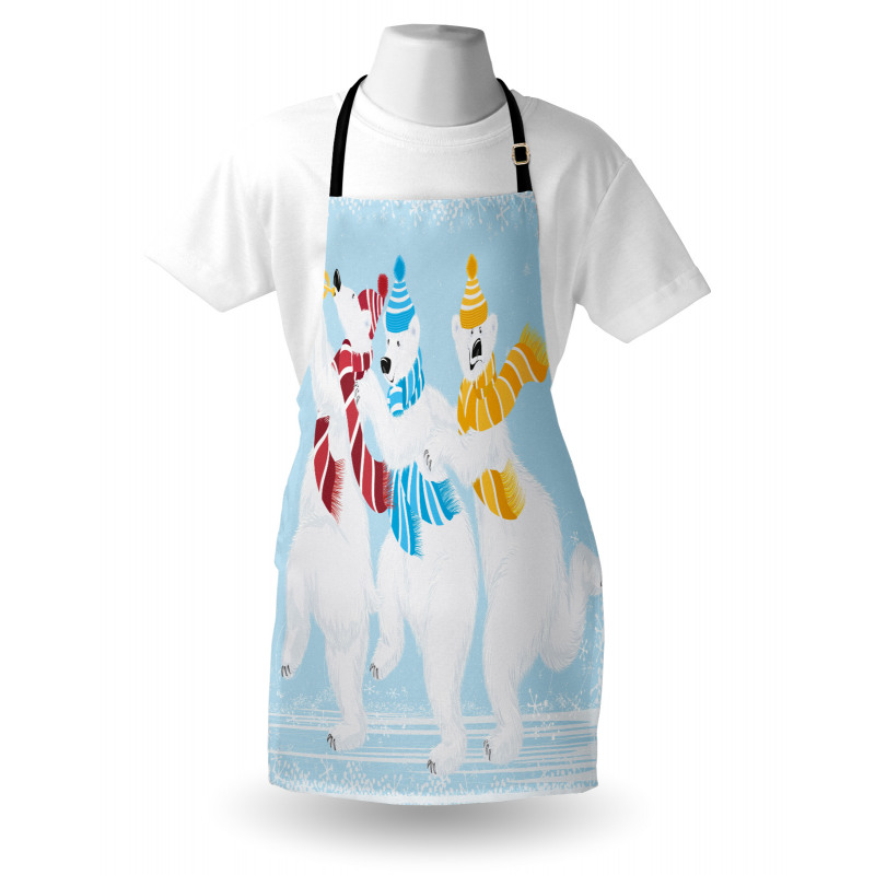 Xmas at North Pole Funny Apron