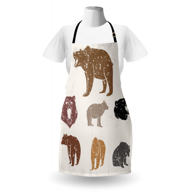 Grunge Retro Set Growling Apron