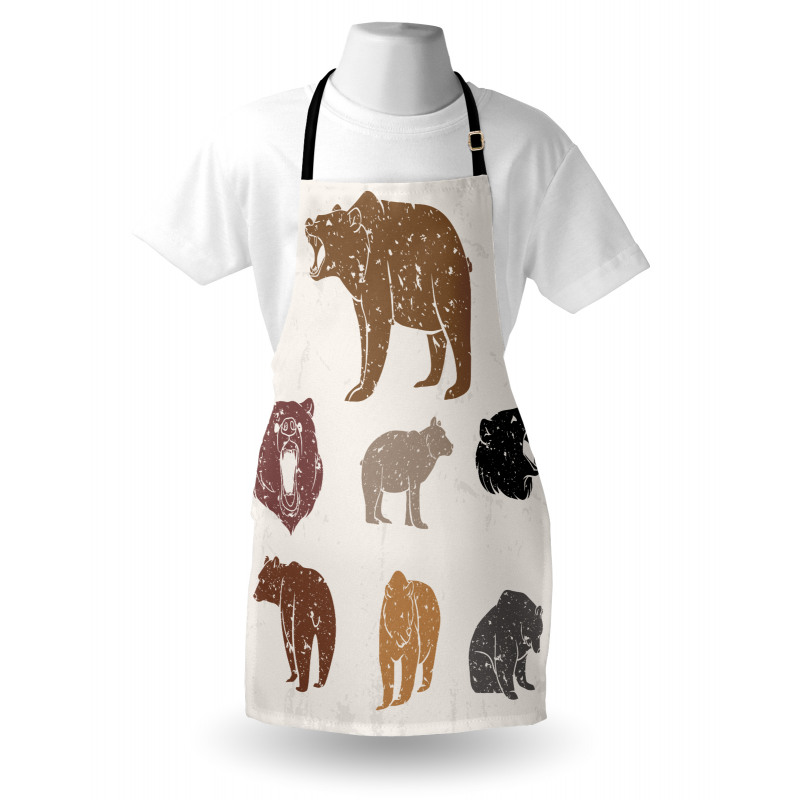 Grunge Retro Set Growling Apron