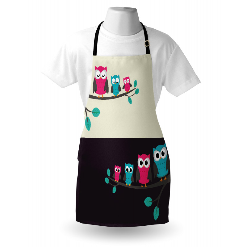 Family of Owls Apron