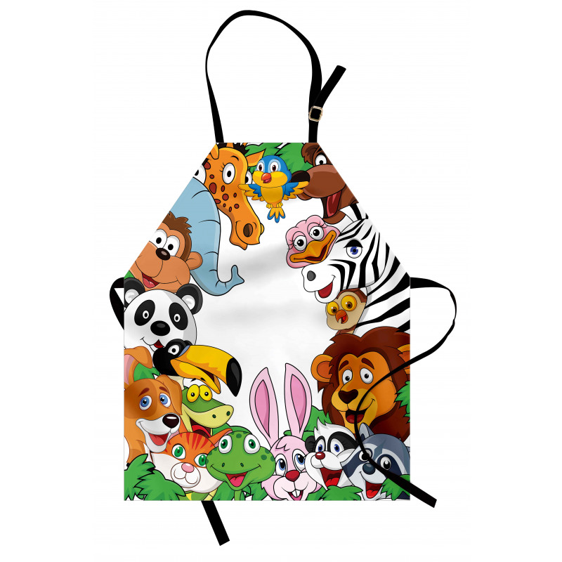 Tropical Jungle Animals Apron