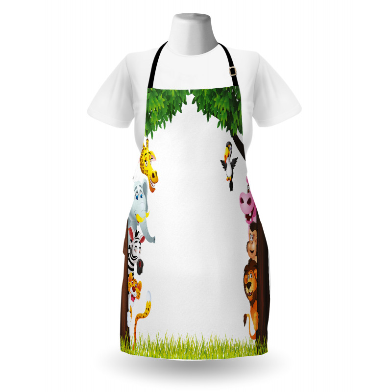 Trees Friendly Jungle Apron