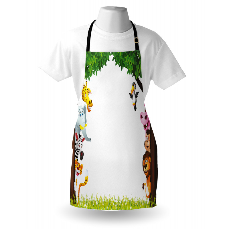 Trees Friendly Jungle Apron