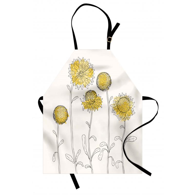 Hand Drawn Botany Apron