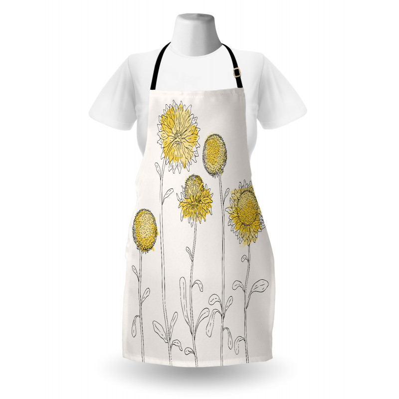 Hand Drawn Botany Apron