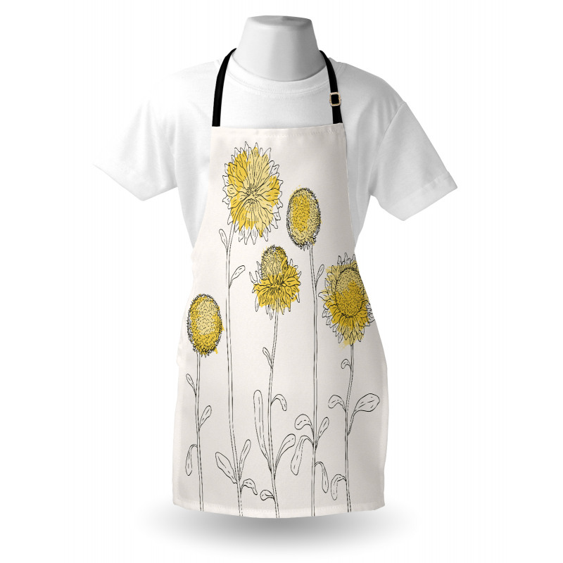 Hand Drawn Botany Apron