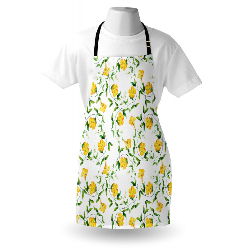 Botanical Theme Apron