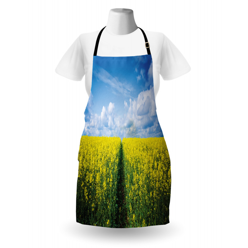 Floral Pathway Apron