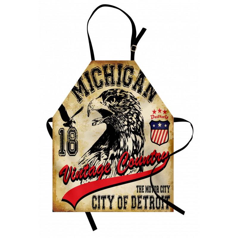 City of Detroit Drawing Apron