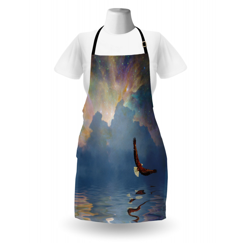 Majestic Huge Bird Flying Apron