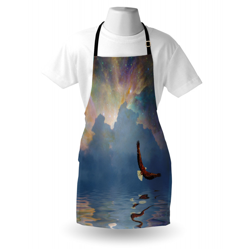 Majestic Huge Bird Flying Apron