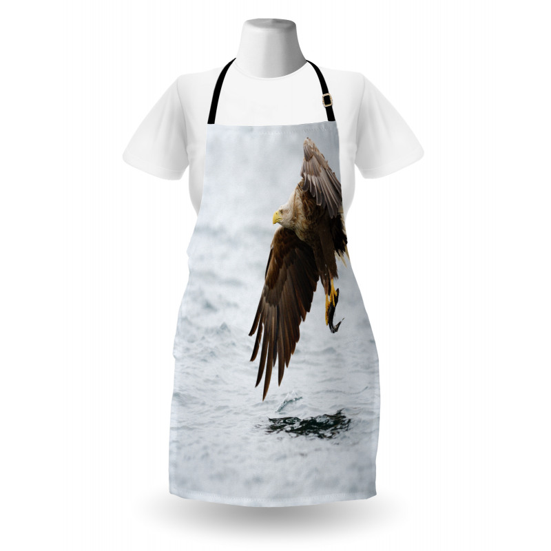 Bird with White Feathers Apron