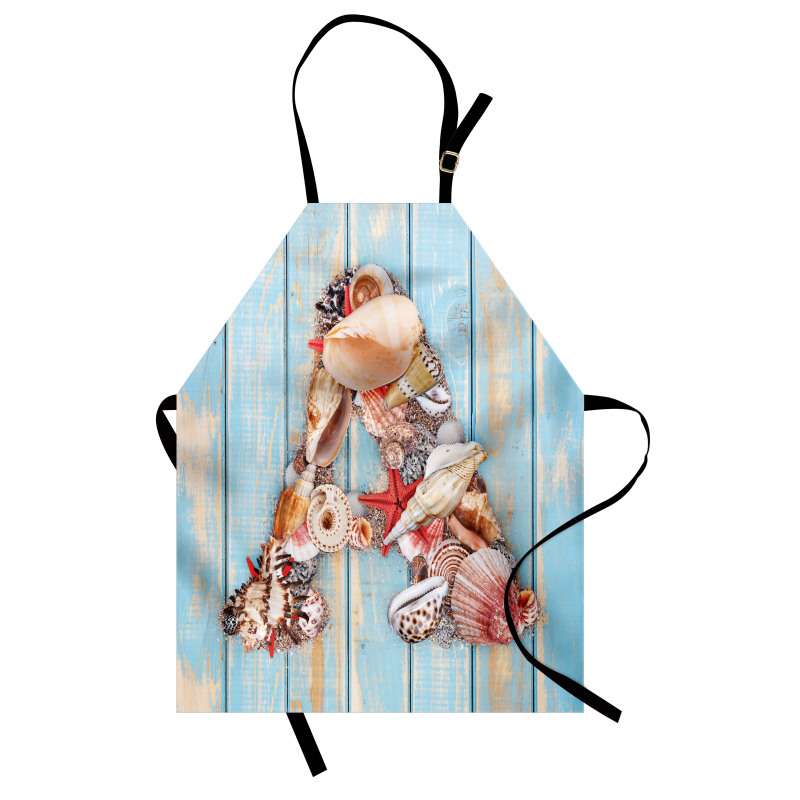 Seashell Wood Backdrop Apron