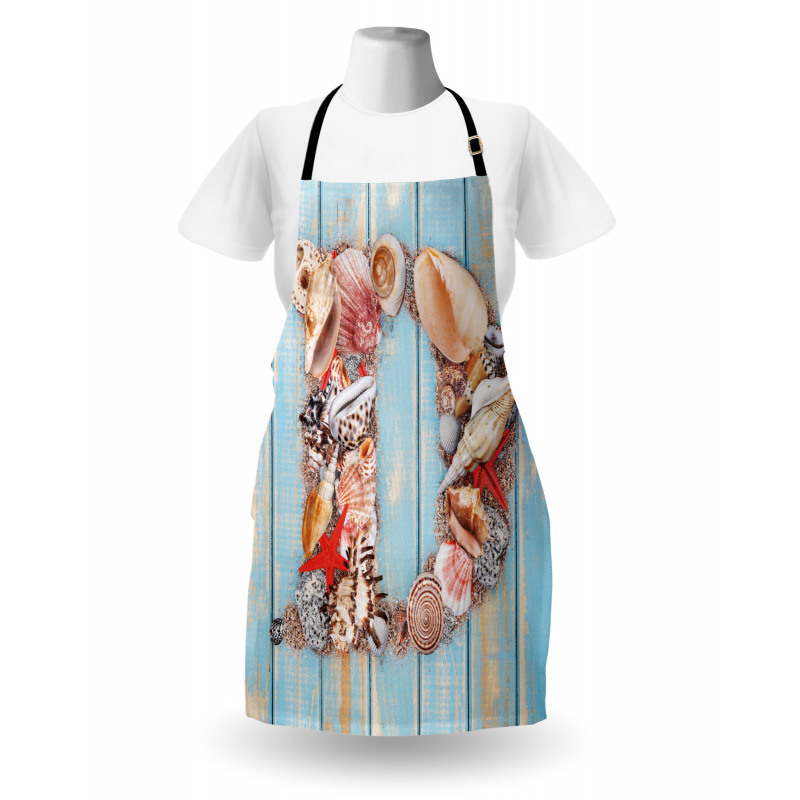 Marine Themed Alphabet Apron