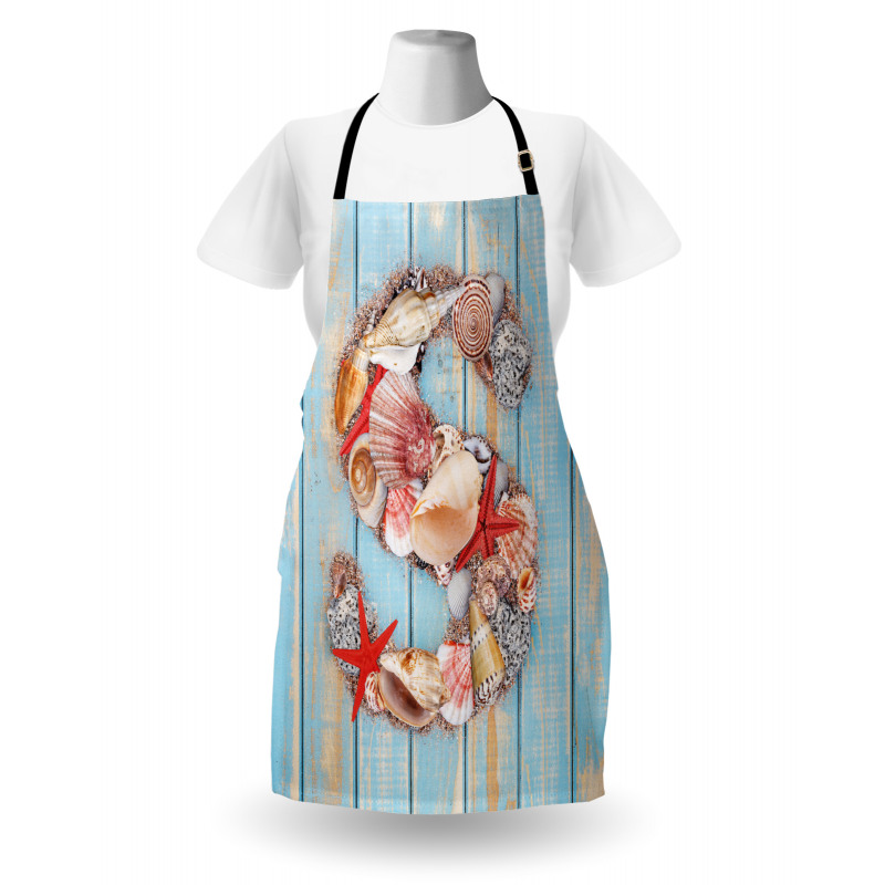 S Seashells Nautical Apron