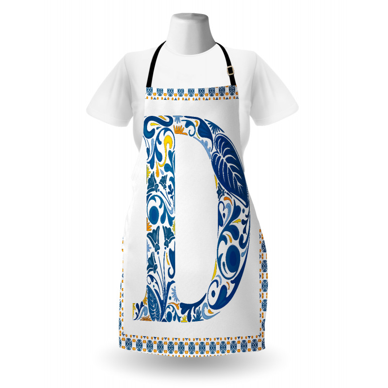 Abstract Vibrant Swirl Apron