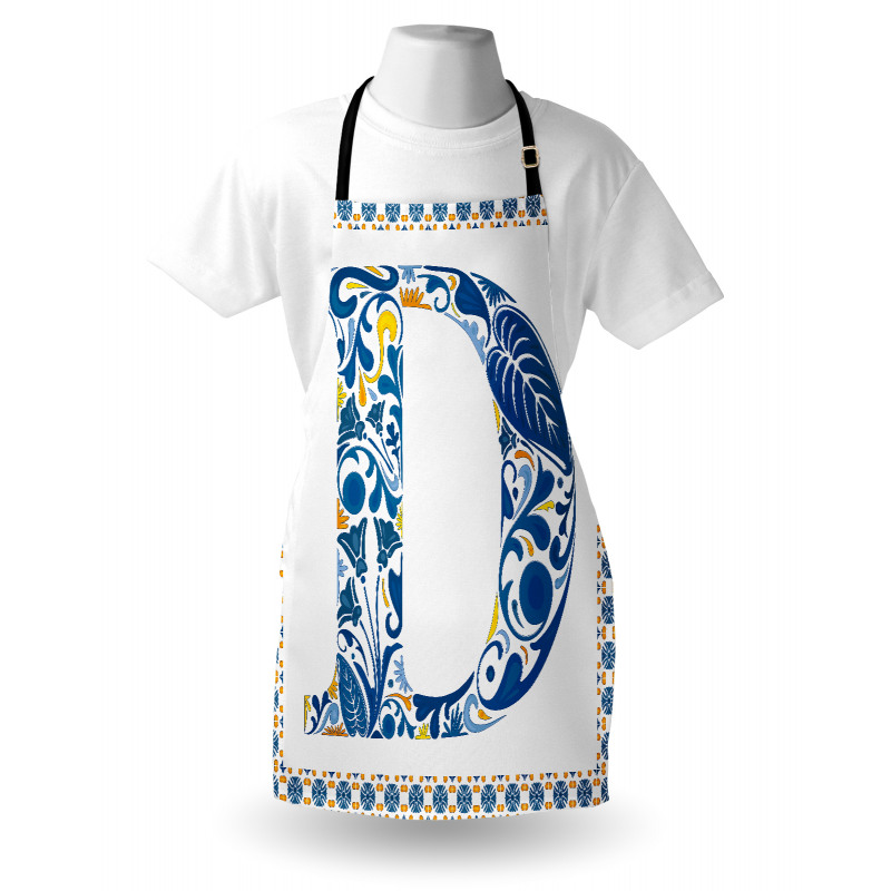 Abstract Vibrant Swirl Apron