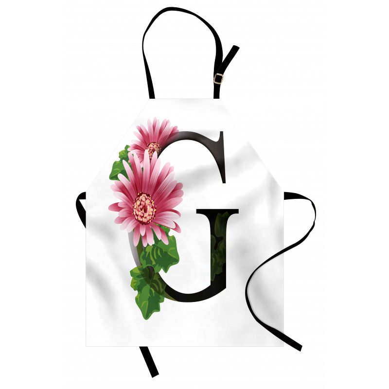 Gerbera Blossom G Font Apron