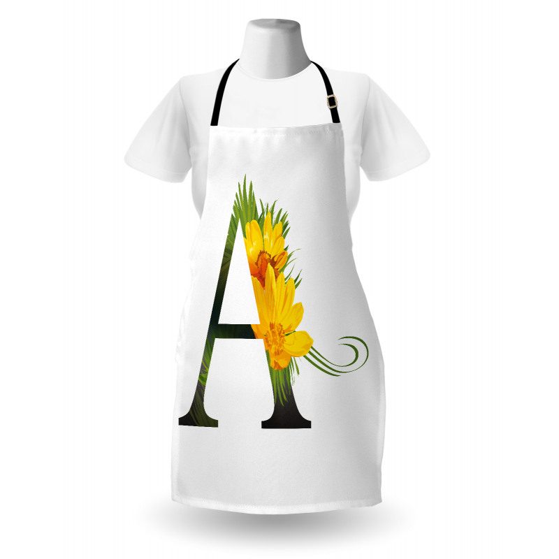 Floweringlphabet Apron