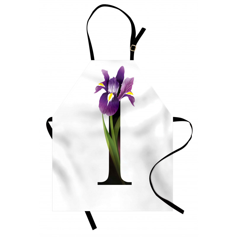 Iris Flowers Capital I Apron