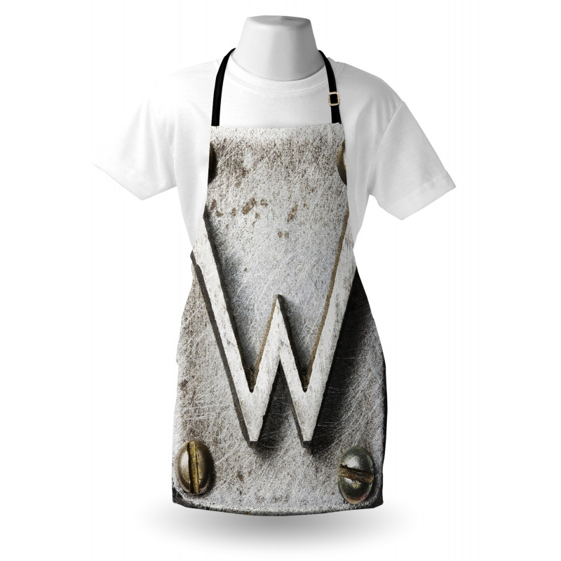 Uppercase W Industrial Apron