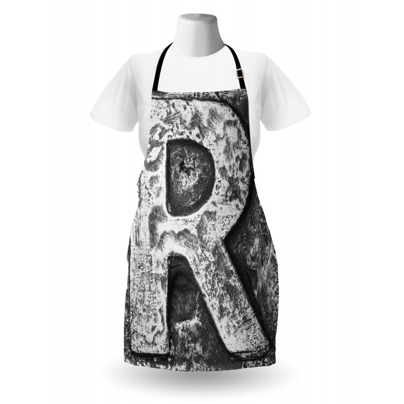 Iron Tones Uppercase R Apron