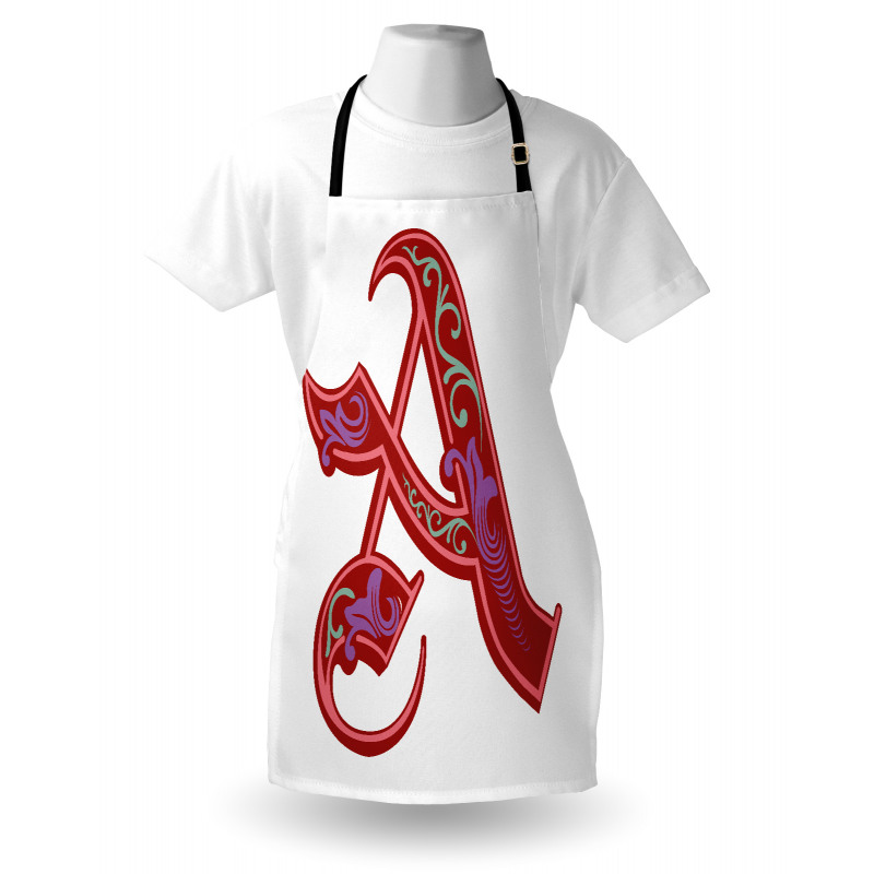 Classic Ornate Initial Apron