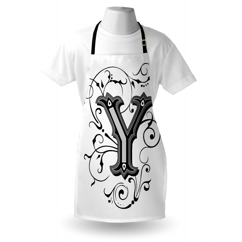 Capital Y Calligraphy Apron