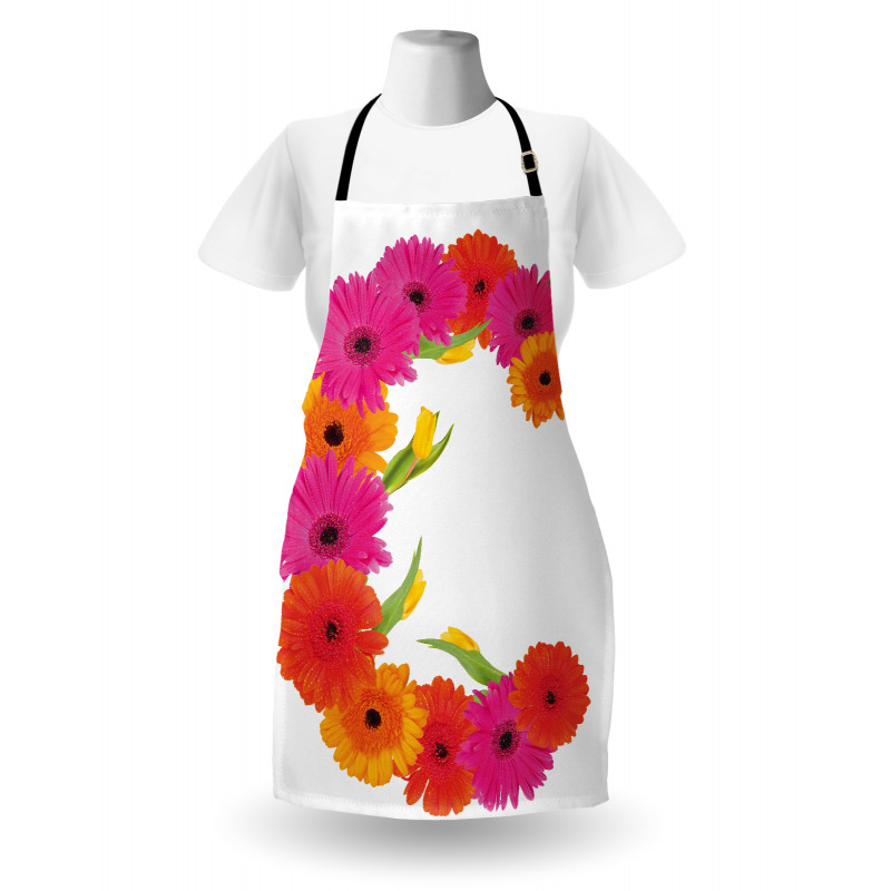 Vivid Floral Bouquet Apron