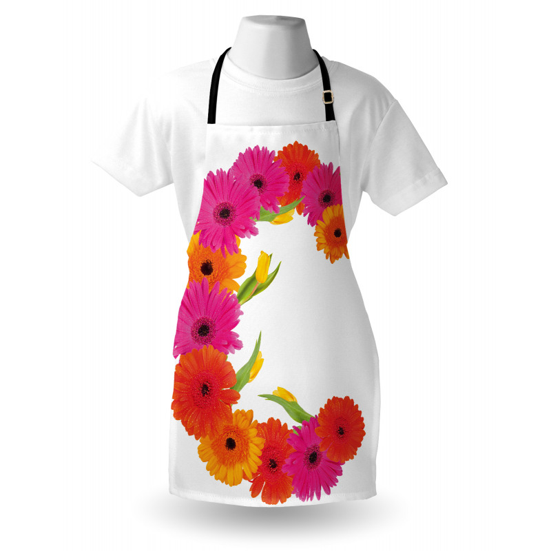 Vivid Floral Bouquet Apron