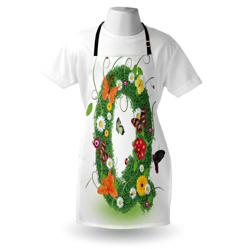 Summer Alphabet Herbs Apron