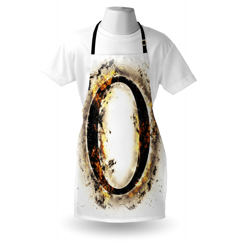 Alphabet on Fire Hot O Apron