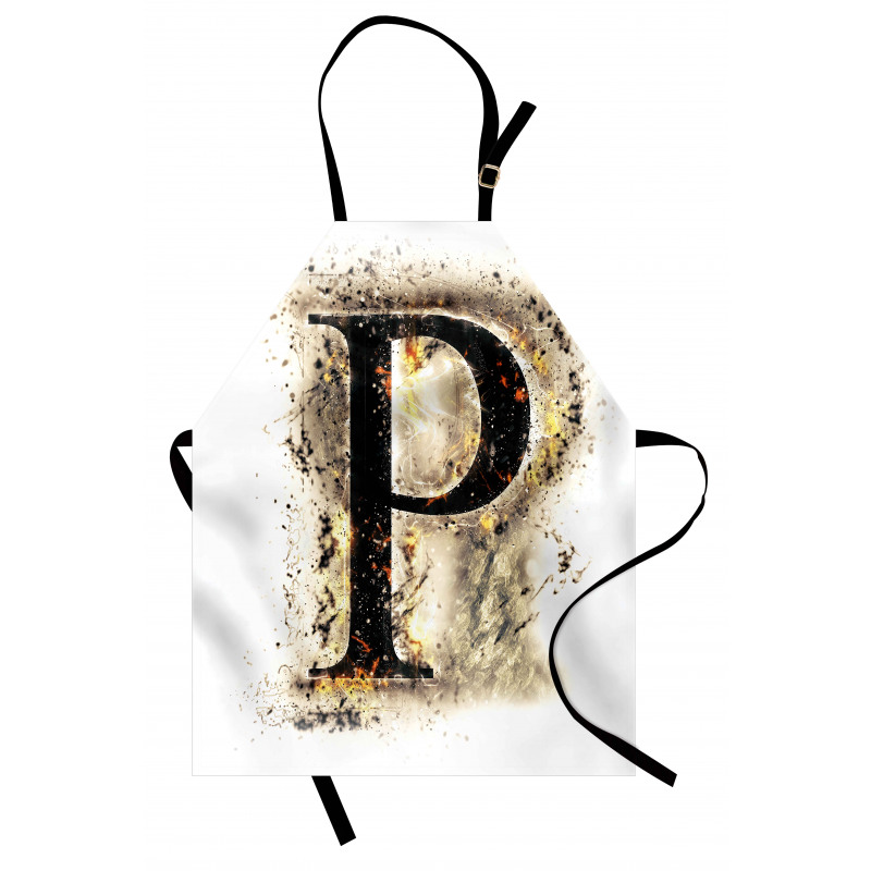 P Sign with Embers Apron