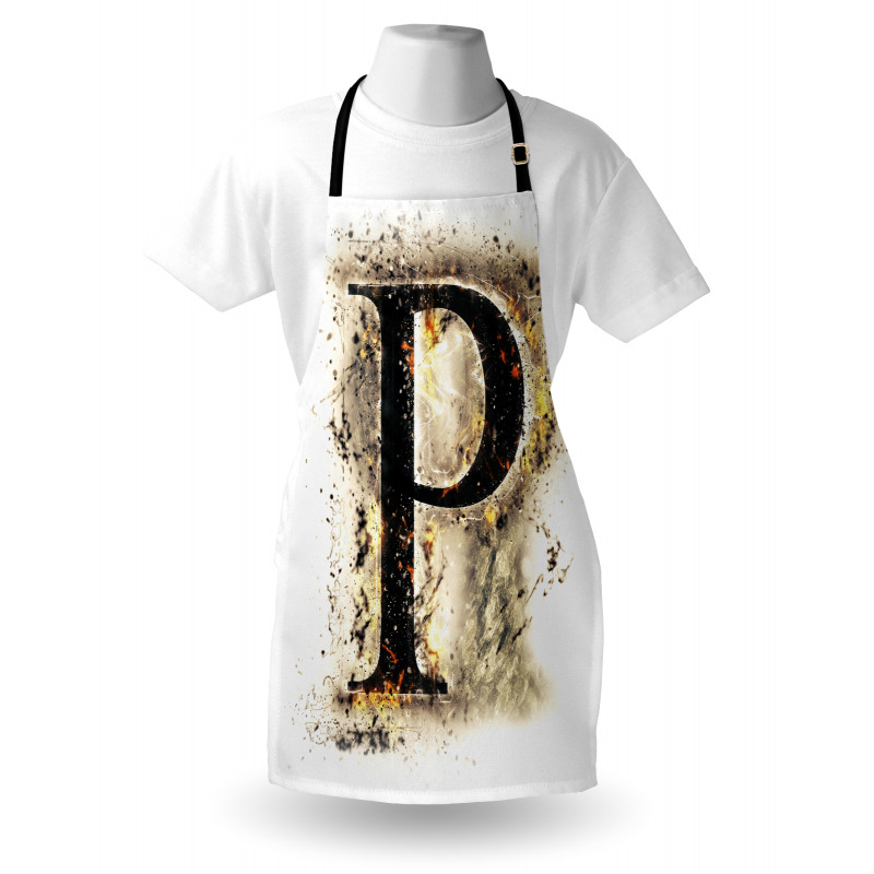 P Sign with Embers Apron