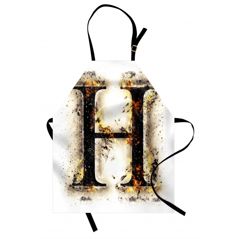 Ablaze H Sign Alphabet Apron