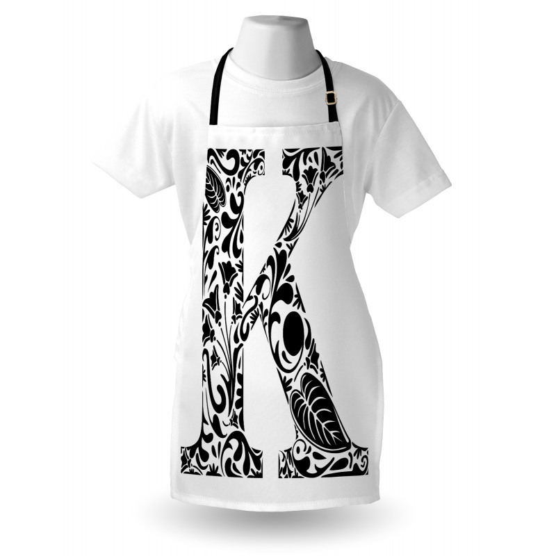 Black Silhouettes Art Apron