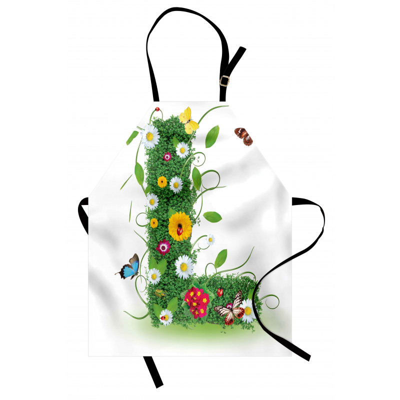 Flower Themed Image L Apron