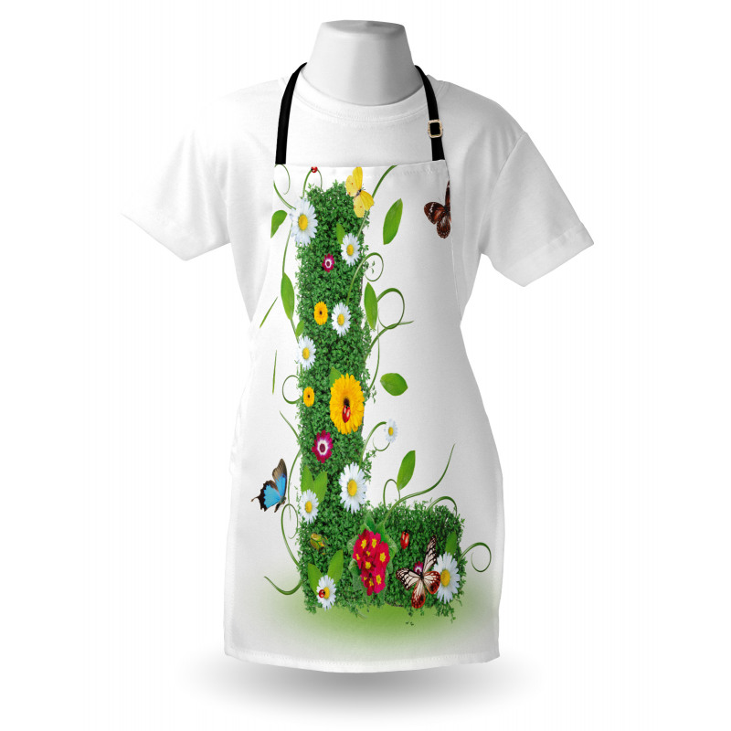 Flower Themed Image L Apron