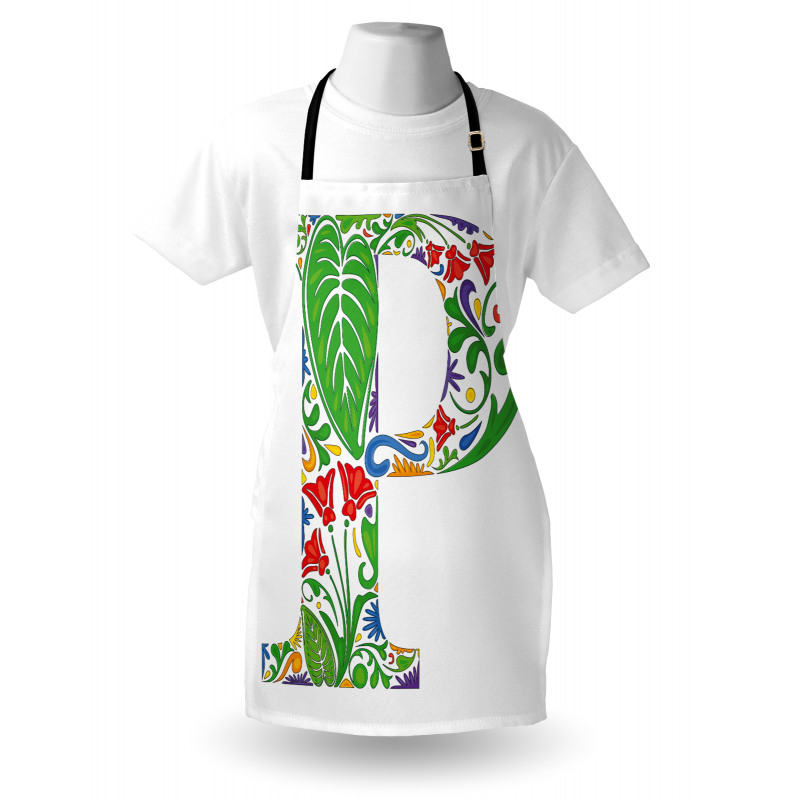 Abstract Color Palette Apron