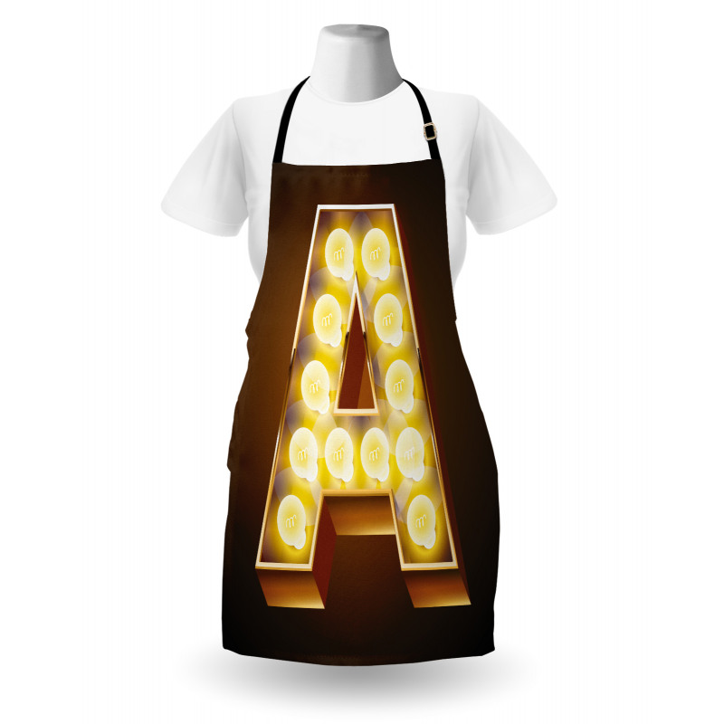 First Letter ABC Design Apron