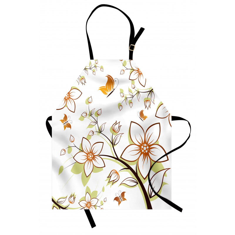 Seasonal Flora Fauna Apron