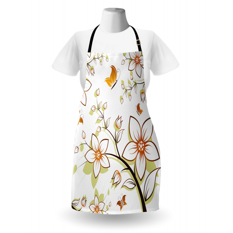 Seasonal Flora Fauna Apron