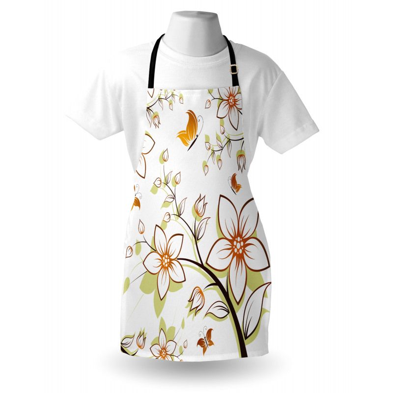 Seasonal Flora Fauna Apron