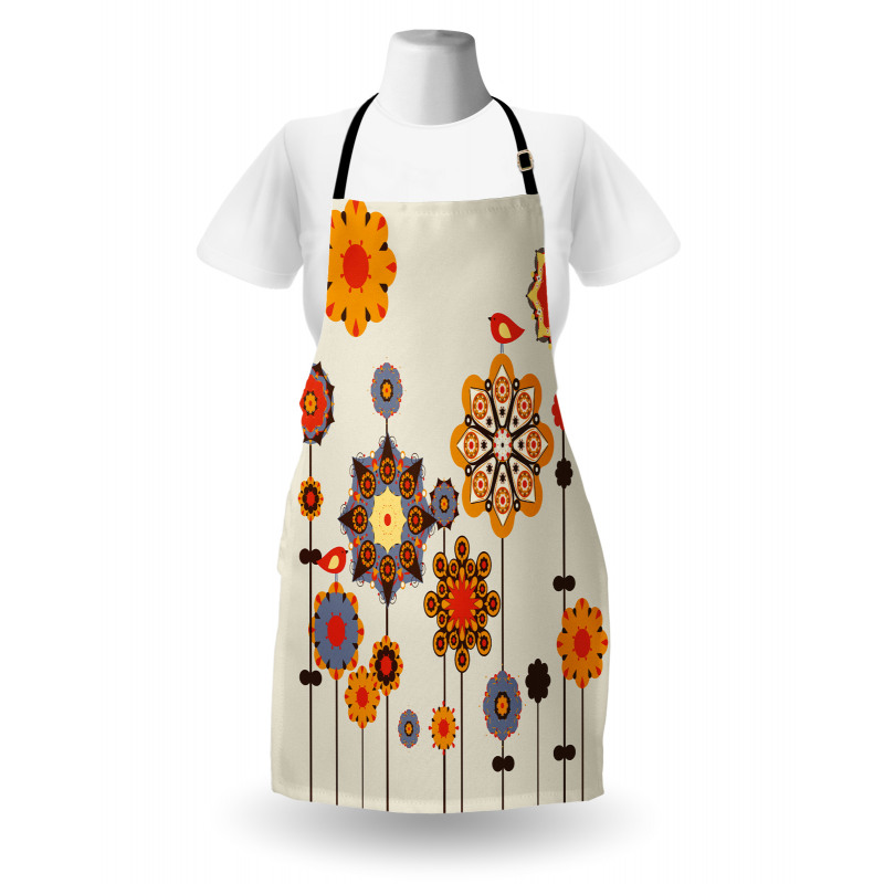 Eastern Floral Design Apron