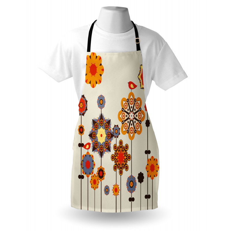 Eastern Floral Design Apron