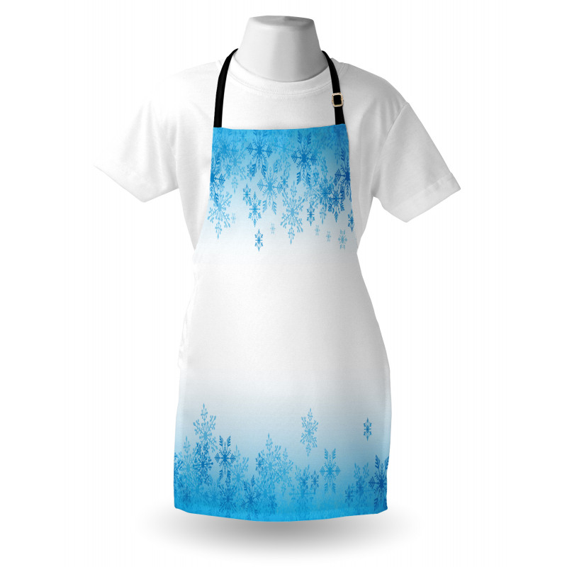 Abstract Snowflakes Cold Apron