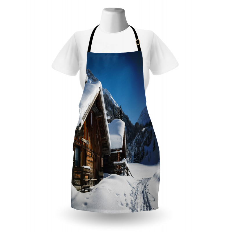 Houses Austria Mountains Apron