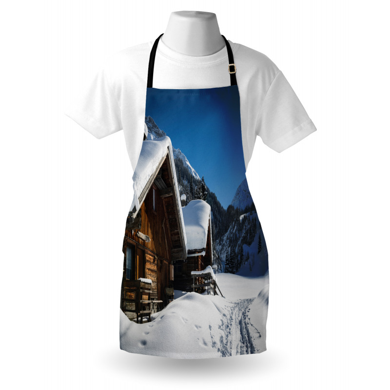 Houses Austria Mountains Apron